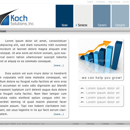 $500.00 Website template (Design only) Design by ionut_brasov