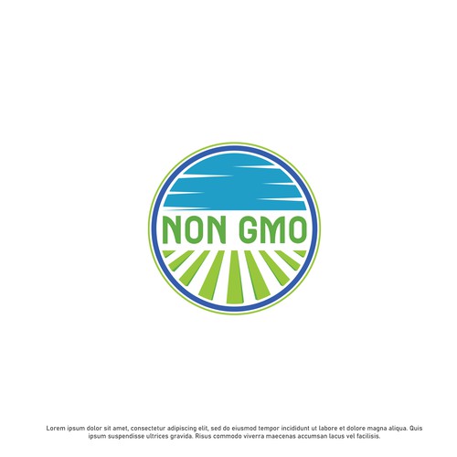 Food Packaging NON-GMO Logo Design by ©Zone™