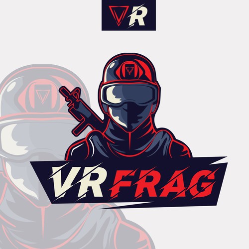 VR shooter played at large space VR arcades is looking for a logo. Réalisé par BAHAA FIKRY