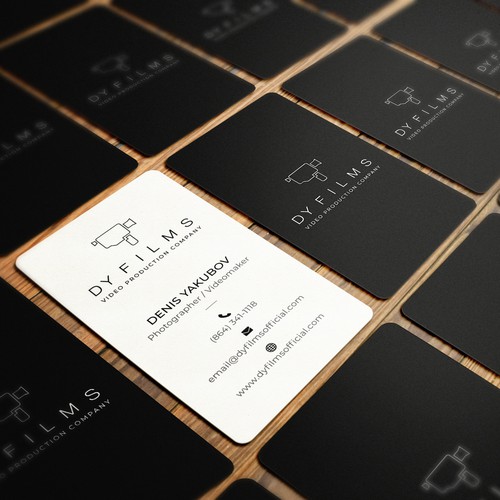 Business card for video production company Design by Galaxiya