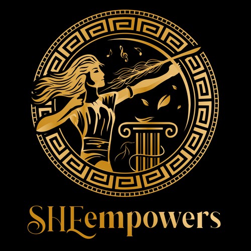 SHEempowers - luxurious design of a woman preferrably in some kind of a circle to appeal to women professionals Design by Jacob Gomes