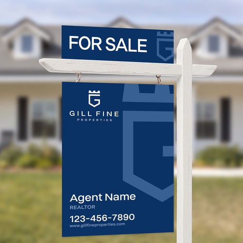 Design yard signs for up and coming luxury real estate brokerage Design by SoftSkills