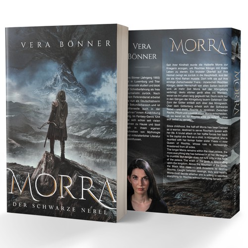 "Dark Epic Fantasy Cover, no Romantasy, for a german book (english description in the briefing!)" winning Logo & business card