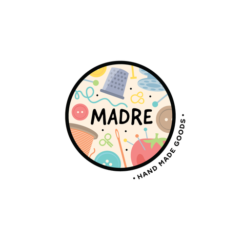 Diseño de Fun, design-forward logo for hand-sewn crafts shop de Andi L J