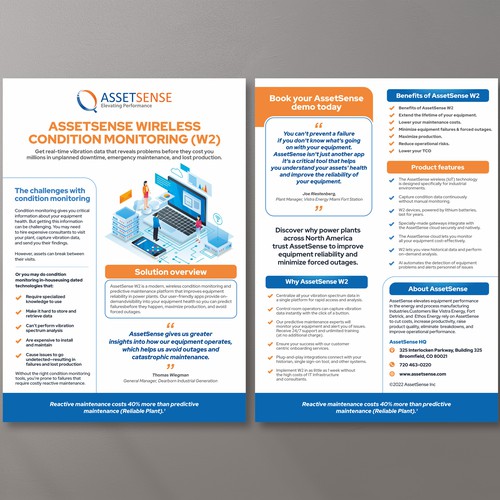 B2B Technology Product Brochure - Creative & Illustrative Style Design by Dzhafir