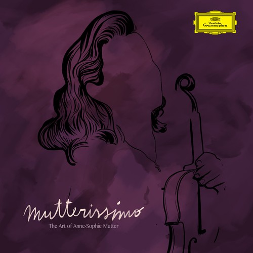 Illustrate the cover for Anne Sophie Mutter’s new album Diseño de bananodromo