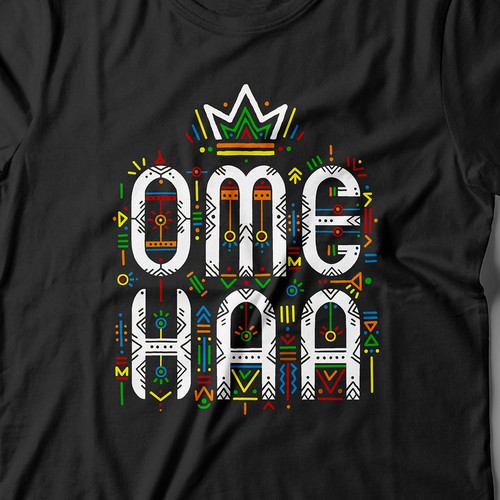 African Diaspora "QUEEN" Dialect T-Shirt Design Design by thegarapan
