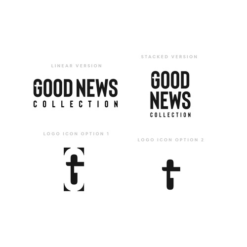 Good News: A trendy, minimalist clothing brand in need of a logo Design by Design Nation Inc
