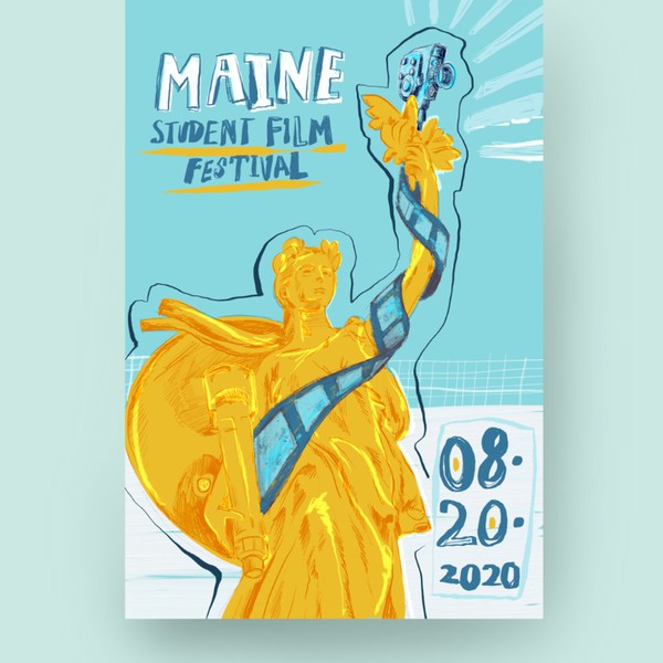 Poster for movie festival