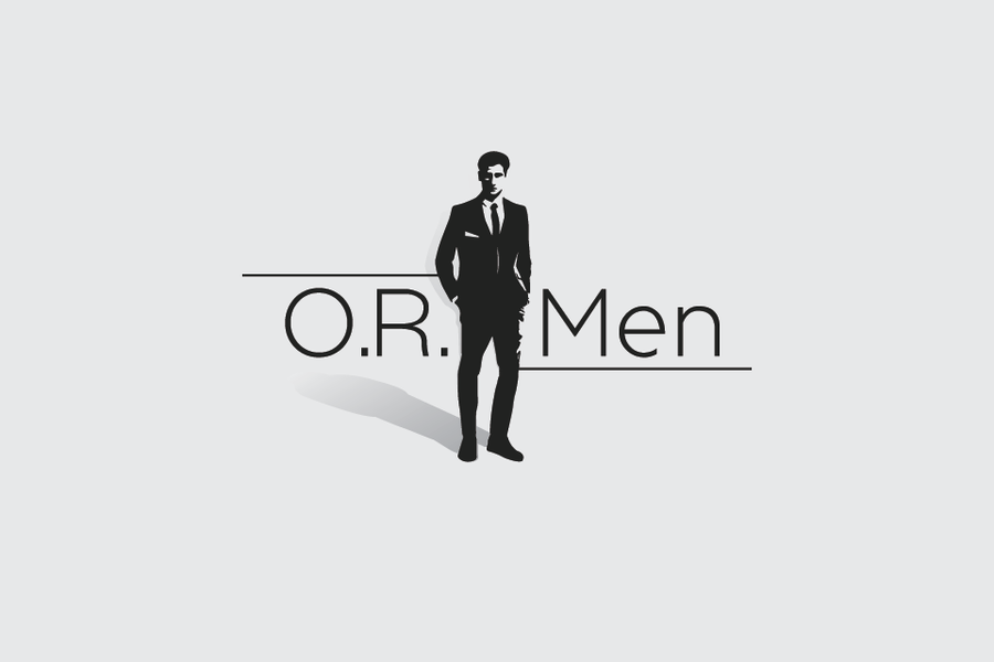 Create a stylish, modern men's fashion logo for O.R.Men  concurso Design de logotipos