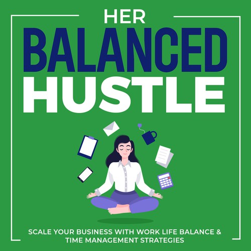 Her Balanced Hustle Cover Art Design by Zaisun