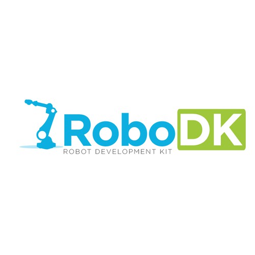 Logo for RoboDK Design by missing.