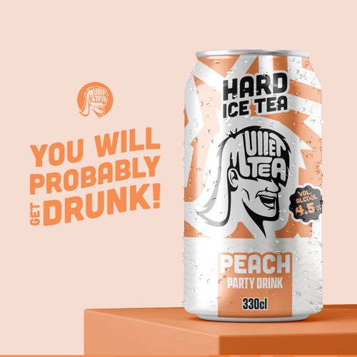 Hard Ice tea Can Design - Be Fun ! Design by Detsx Studio