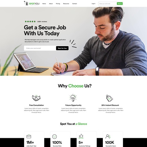 Web page design contest entry by Shivom