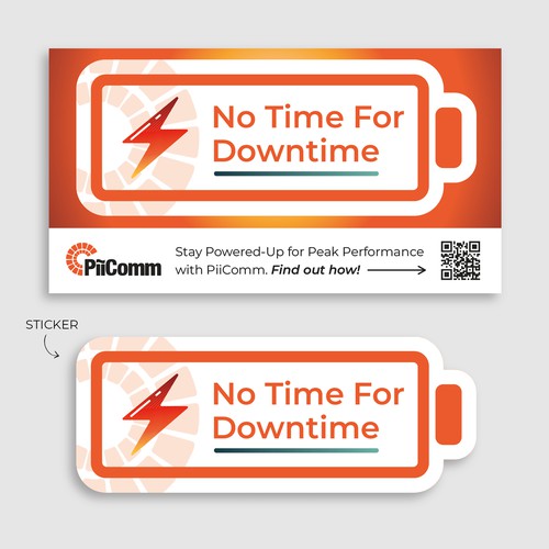 Sticker design for upcoming trade show Design by marcela97