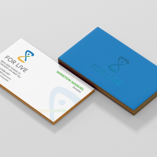 Design a suitable business card for 'For Life' Design réalisé par Birendra Chandra Das