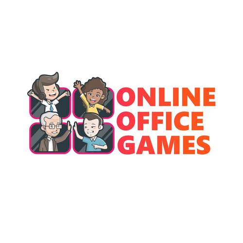 Logo for Online Office Games by teambuilding.com -- an event loved by Apple, Google, NASA and more. Design by dadan_pm