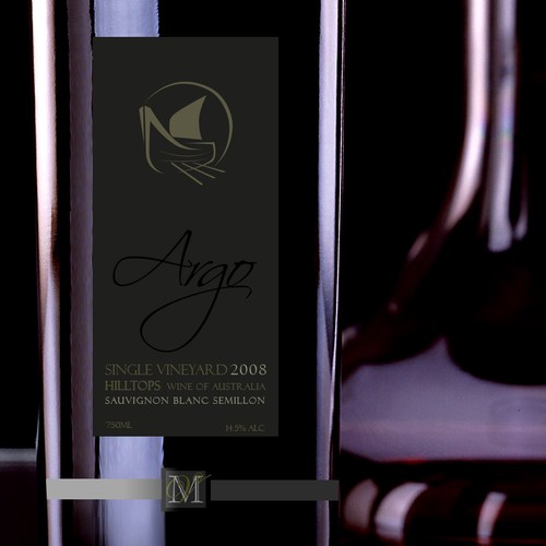 Sophisticated new wine label for premium brand Réalisé par mihaidorcu