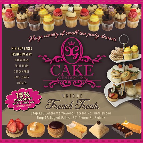 Newspaper Advertisement For Cake Generation Other Business Or Advertising Contest 99designs