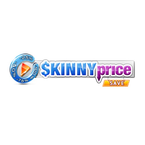 Create the next icon or button design for SKINNYprices Diseño de MHell