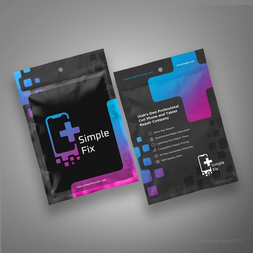 Simple Fix iPad Packaging Design Design by marketingmaster