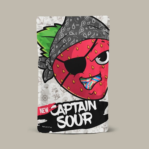 Piratefruits conquer the Candymarket! Design por Bloom Graphic