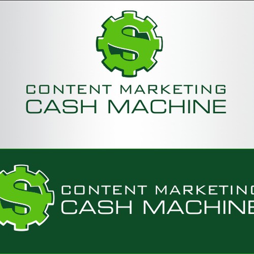 logo for Content Marketing Cash Machine Design by damichi