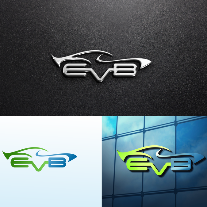 Design the logo for EV Belgium ElectricVehicles Tesla BMWi EV 