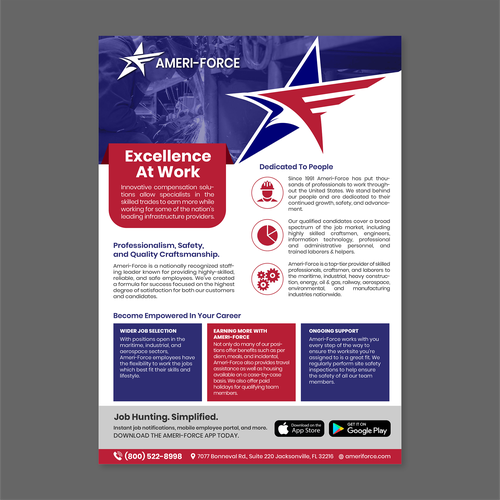 Ameri-Force electronic brochure Design by fastdesign86