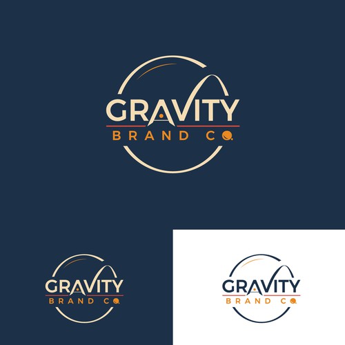 Logo for Gravity Brand Co. Design by websmartusa