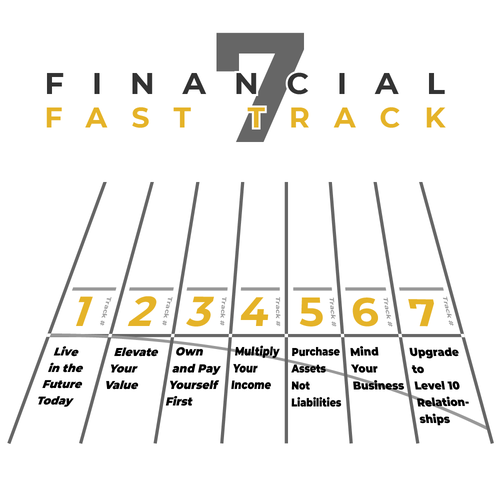 I need a hip "Financial Fast Track" illustration for my new book. If you win, I have 20 plus more. Design by Armand Par