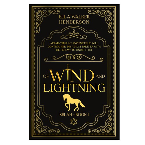 Fantasy book cover design Design by Anastasia Brenych