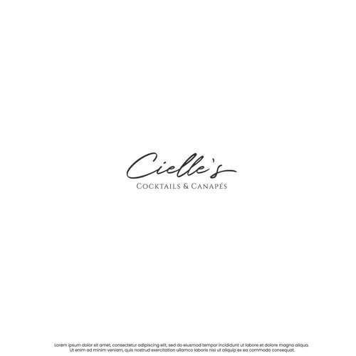Logo for a new cocktail bar / restaurant. Classy. Elegant. Design by Northpix Studio®