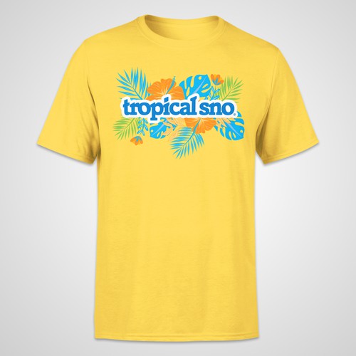 Tropical T-Shirt Design Design by PEDROVALERODSGN ✅