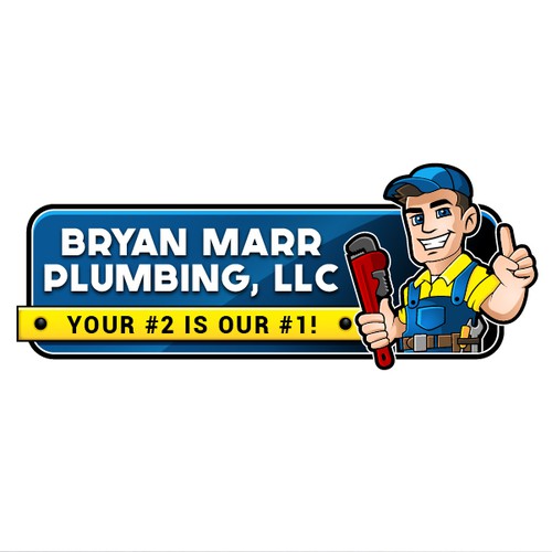 Help Bryan Marr Plumbing modernize their current logo-ontwerp door Deezign Depot