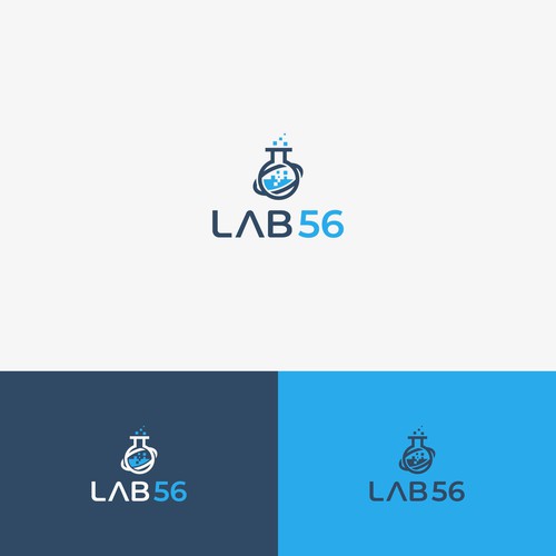 Sleak modern logo for a technology lab Design by keoart