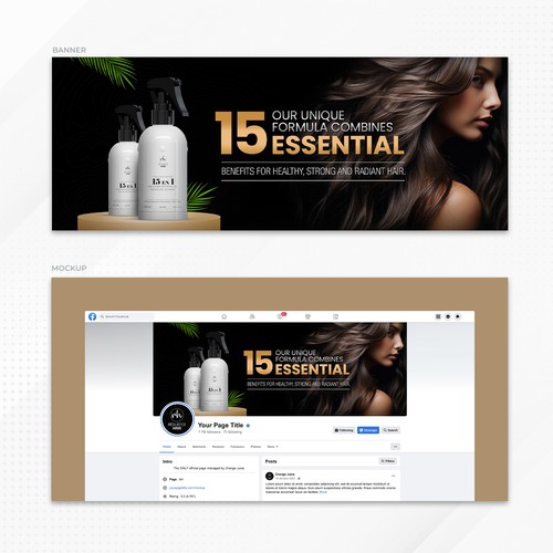 Proposta di design per un contest della categoria Pagina di social media realizzata da David ◉