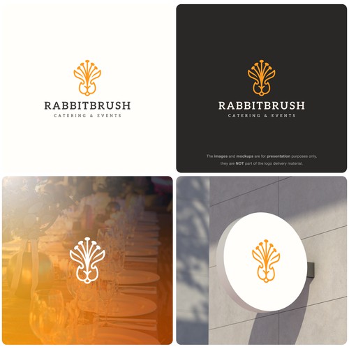 "Boutique wedding caterer seeks logo with refined yet rustic charm"  vencedor