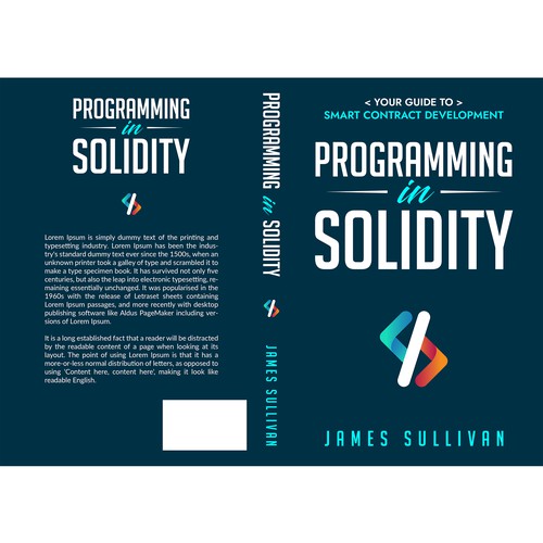 Designs | Programming Book Cover - The Blockchain Academy | Book cover ...