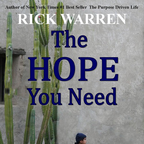 Design Rick Warren's New Book Cover Diseño de CarriePski