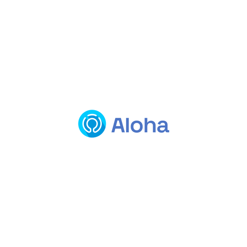 Aloha logo deisgn for an AI Software Design by Rumah Lebah