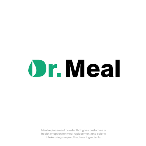 Meal Replacement Powder - Dr. Meal Logo Réalisé par Marin M.