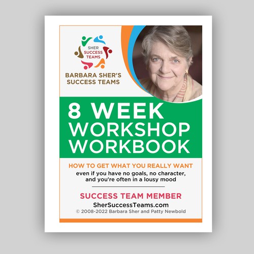 Workbook front cover for adults with big dreams - make me smile Design by Bigpoints