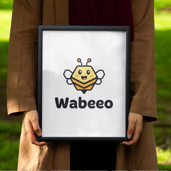 Bee Logo for an Educational Children Game