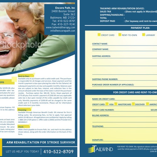 Design di Design 2-page brochure for start-up medical device company di hasteeism