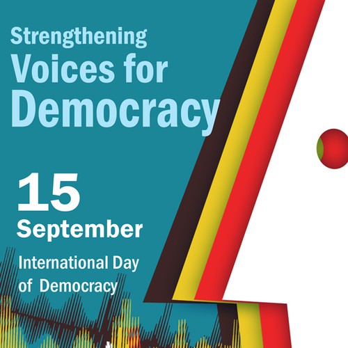 Poster for the International Day of Democracy 2013 ...