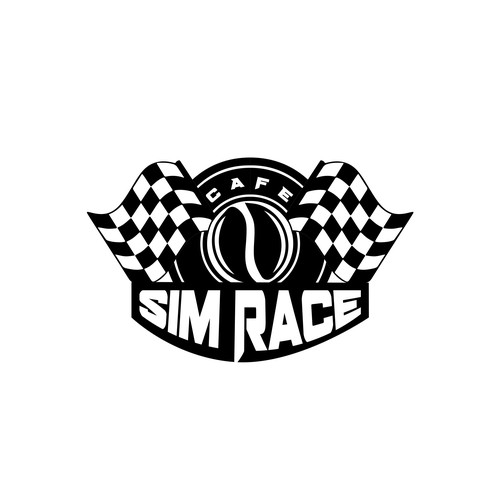 Logo für ein Sim Race Cafe Design by Ukira