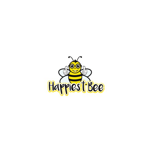 Design Design a cute, happy logo for Happiest Bee. di gaurang_99