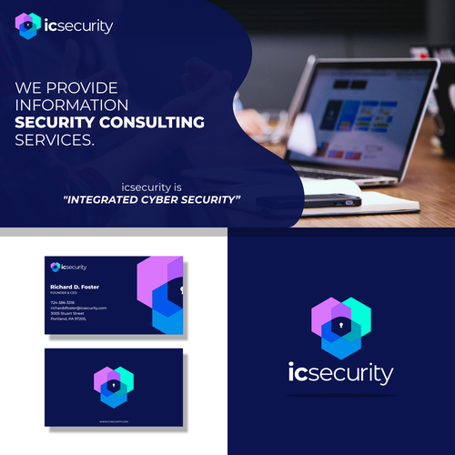 Information Security company seeking logo and basic artwork Design by Violet Garden