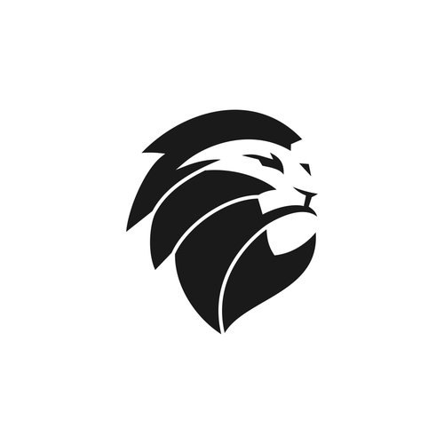 ➤ TIGER HEAD LOGO (Black) Design by AMAU
